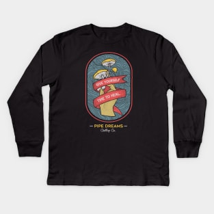 Give yourself time Kids Long Sleeve T-Shirt